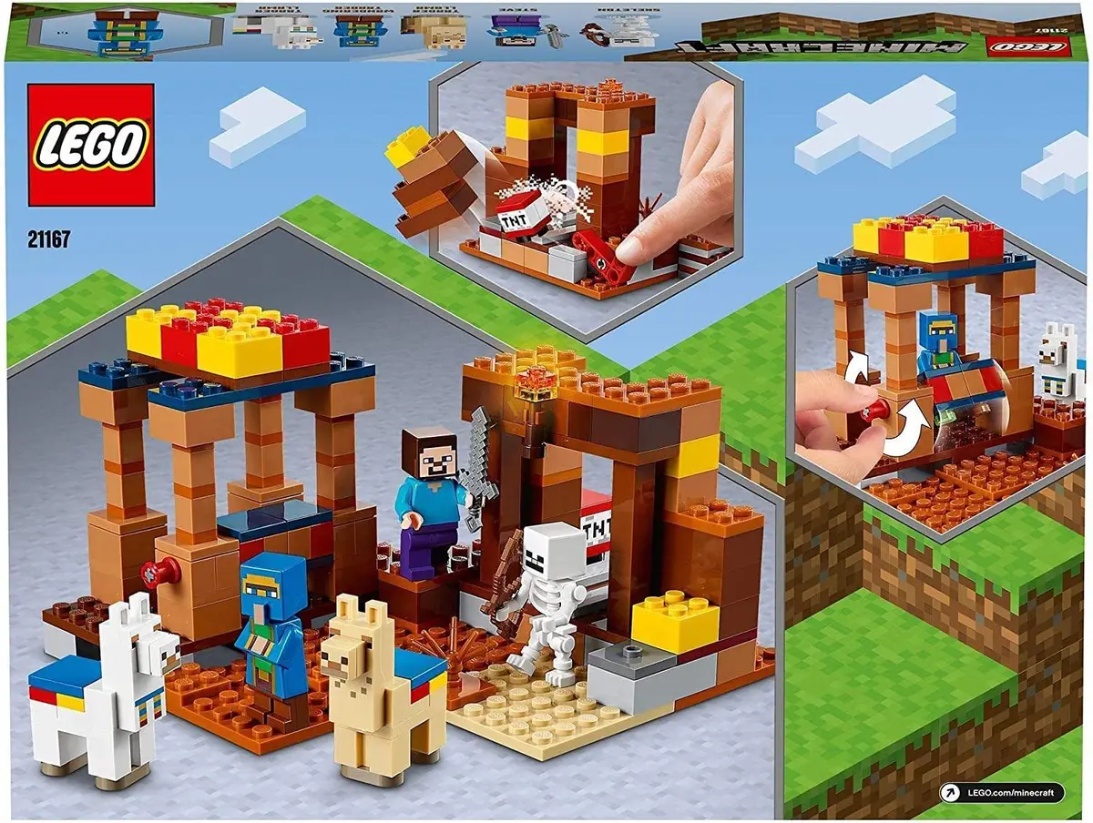 Lego Minecraft 21167 The Trading Post Building Set 2