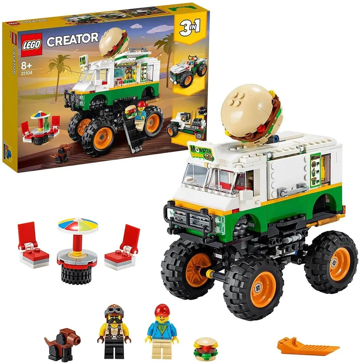 Lego Creator 3In1 31104 Monster Burger Truck 1