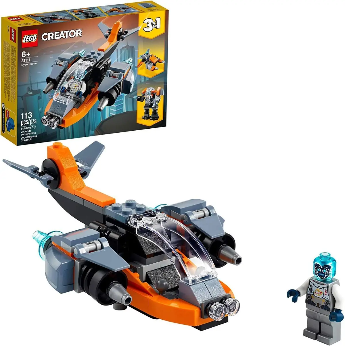 Lego Creator 3In1 31111 Cyber Drone 1