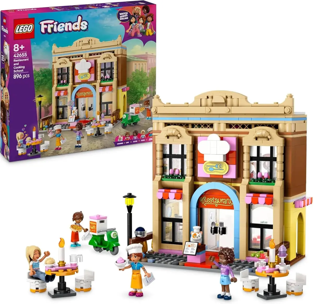 Lego 42655 Restaurant And Cooking School 1