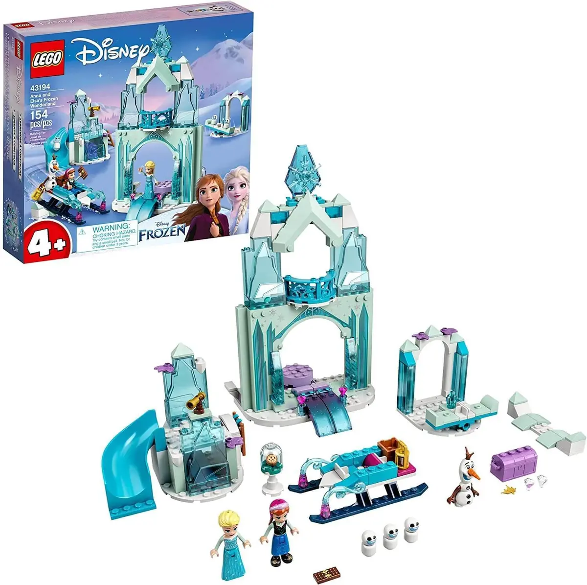 Lego Disney 43194 Disney Anna And Elsa's Frozen Wonderland Building Kit 1