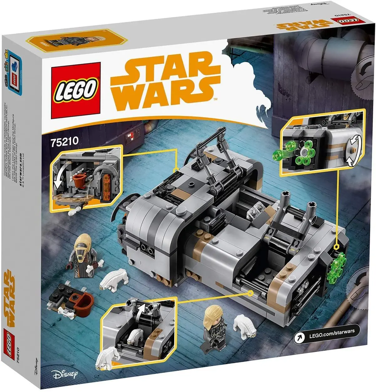 Lego Star Wars 75210 Moloch's Landspeeder Building Set 2