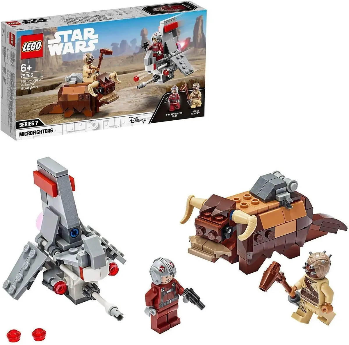 Lego Star Wars 75265 Star Wars T-16 Skyhopper Vs Bantha Microfighters 1