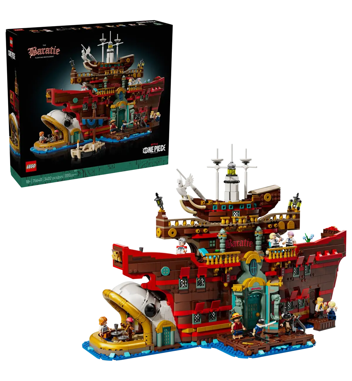 Lego One Piece 75640 The Baratie Floating Restaurant For Adults 1