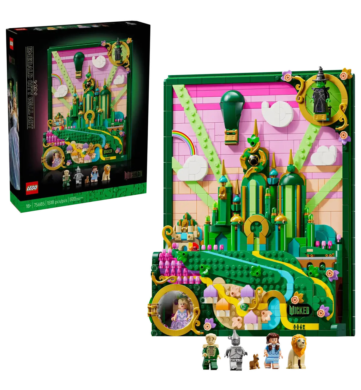Lego 75685 Wicked Emerald City Wall Art 1