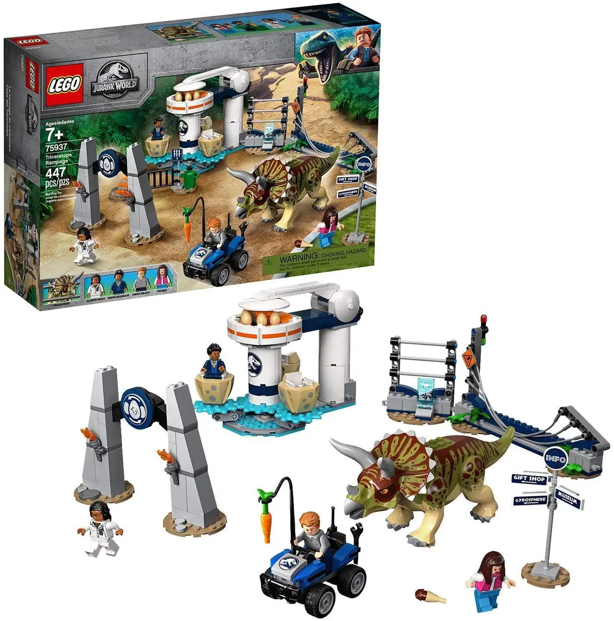 Lego 75937 Jurassic World Triceratops Rampage 1