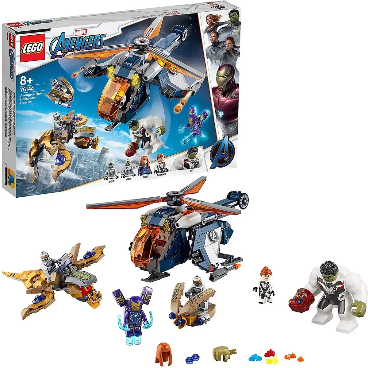 Lego Marvel 76144 Super Heroes Marvel Avengers Endgame Hulk Helicopter Rescue 1