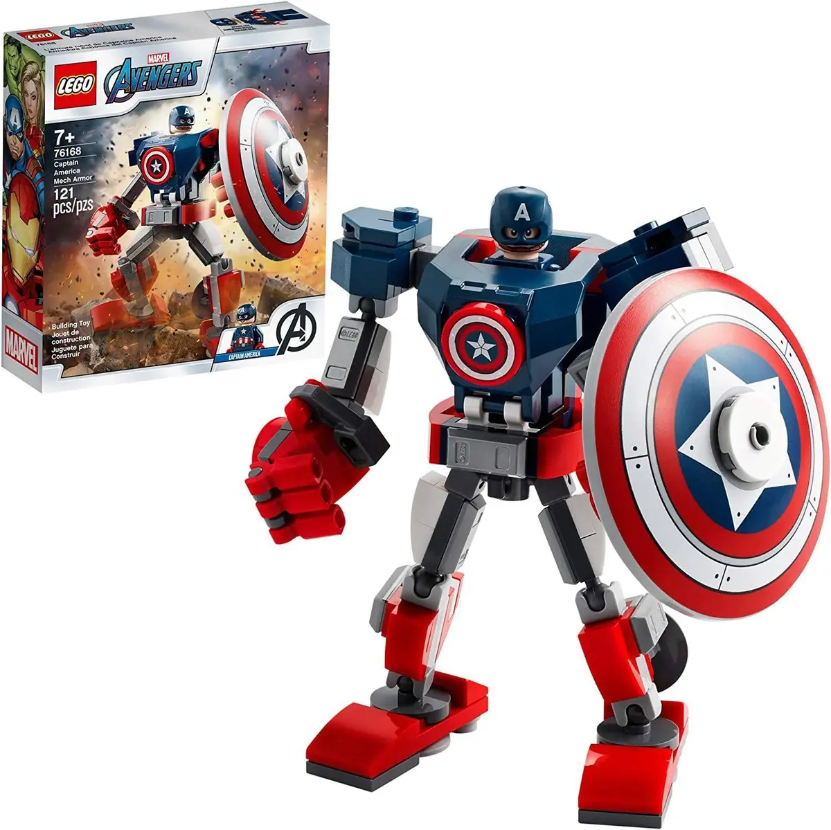 Lego Marvel 76168 Captain America Mech Armor 1