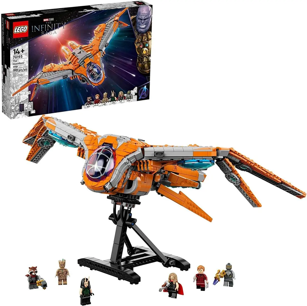 Lego Marvel 76193 Marvel The Guardians' Ship Space Battleship Building Kit 1