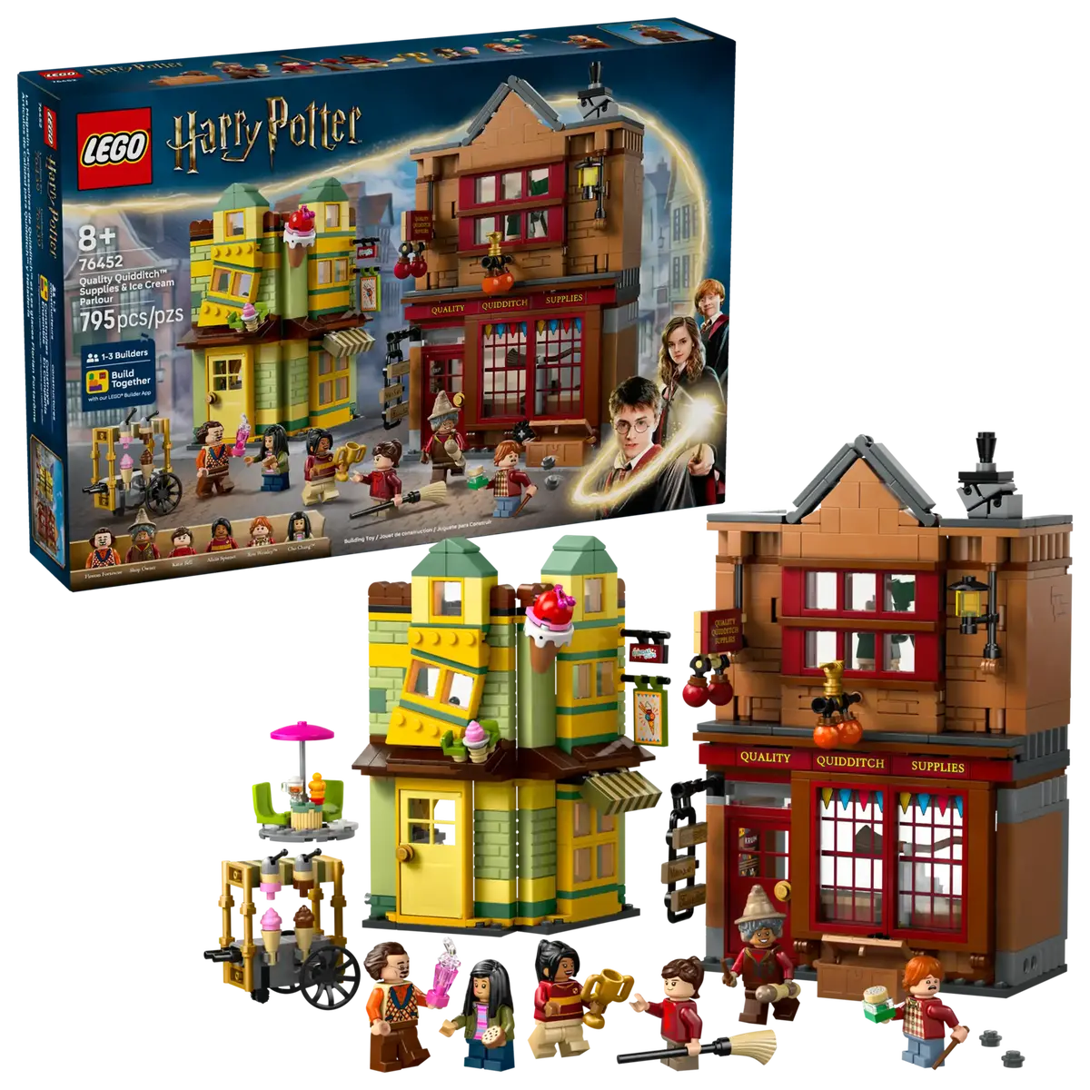 Lego 76452 Harry Potter Quality Quidditchsupplies & Ice Cream Parlour 1