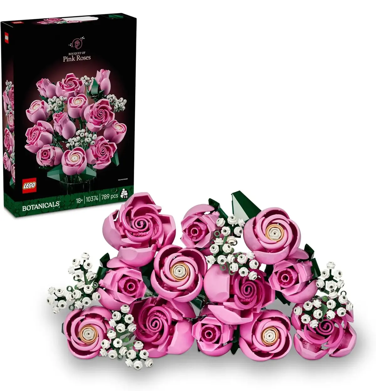 Lego Botanicals 10374 Pink Rose Bouquet 1