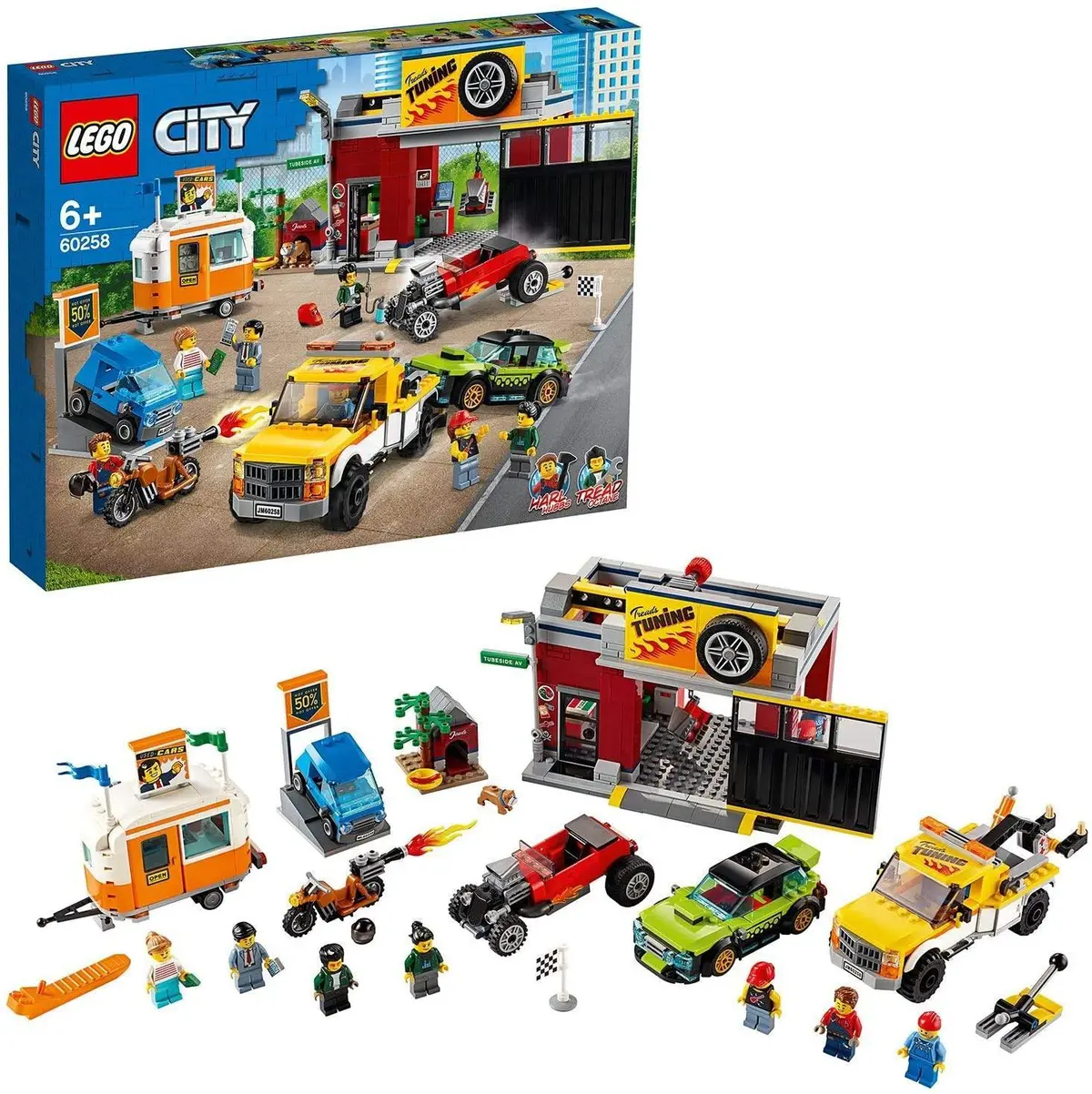 Lego City 60258 Nitro Wheels Tuning Workshop Building Set 1