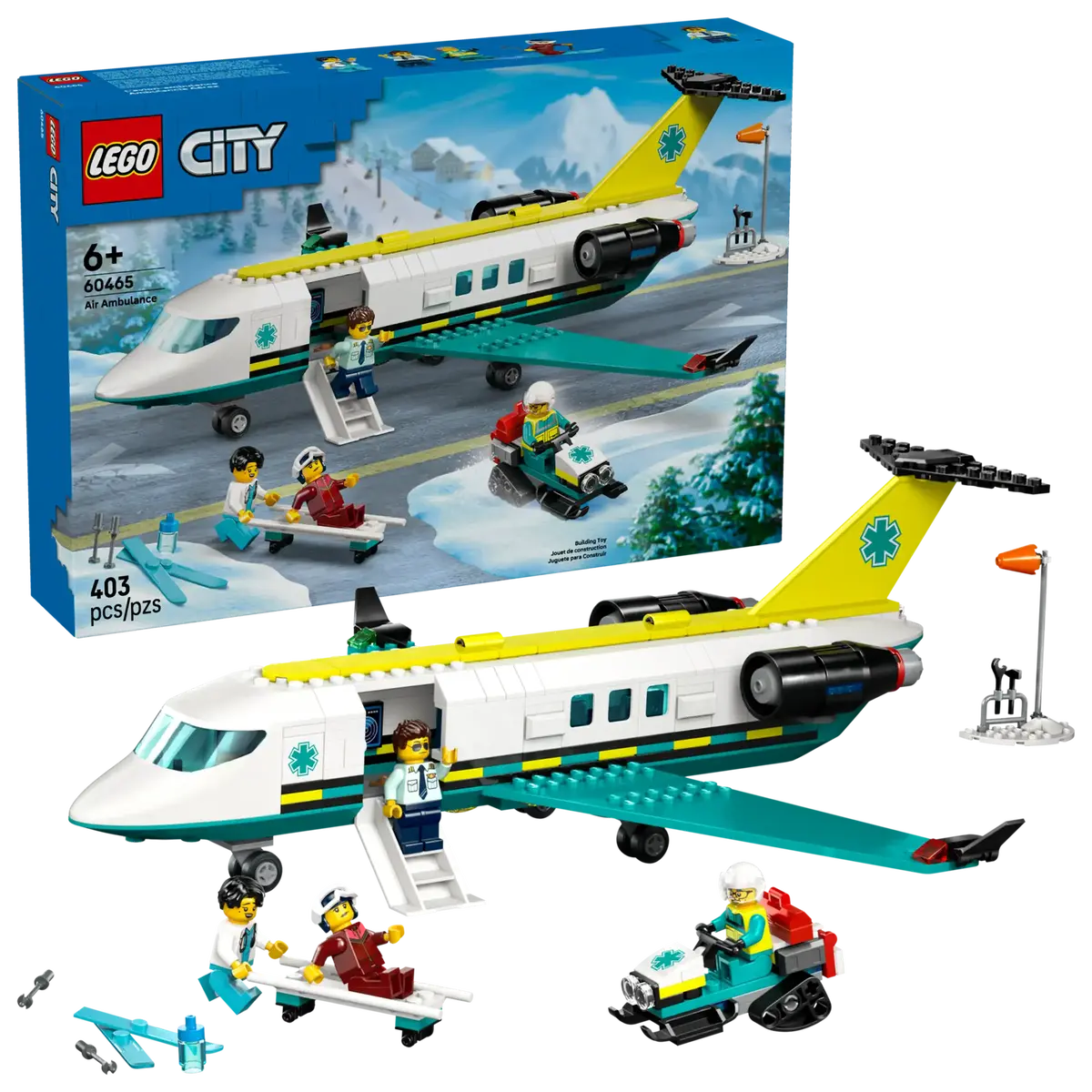 Lego City 60465 Emergency Air Ambulance Airplane 1