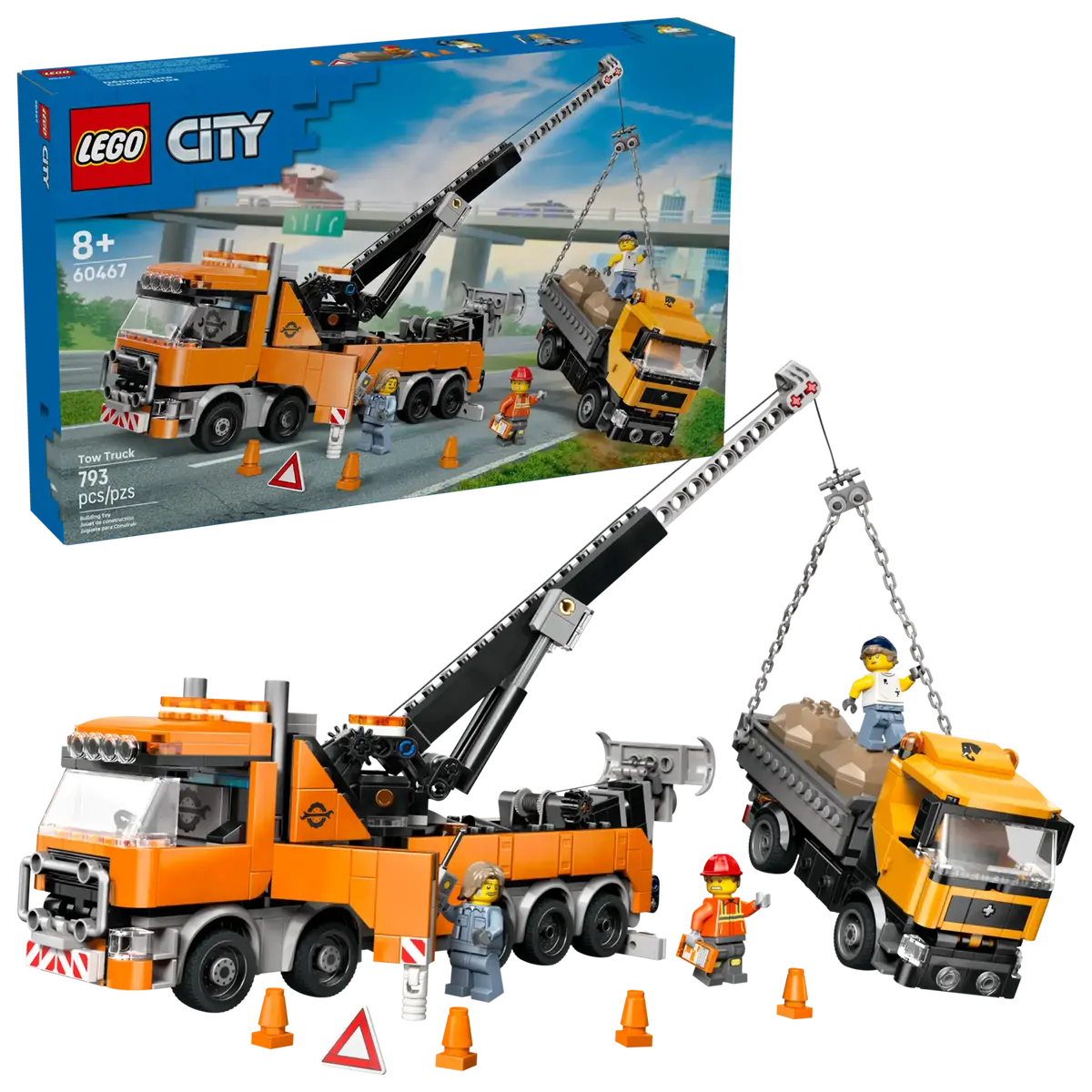 Lego 60467 Heavy-Duty Recovery Tow Truck With Crane 1