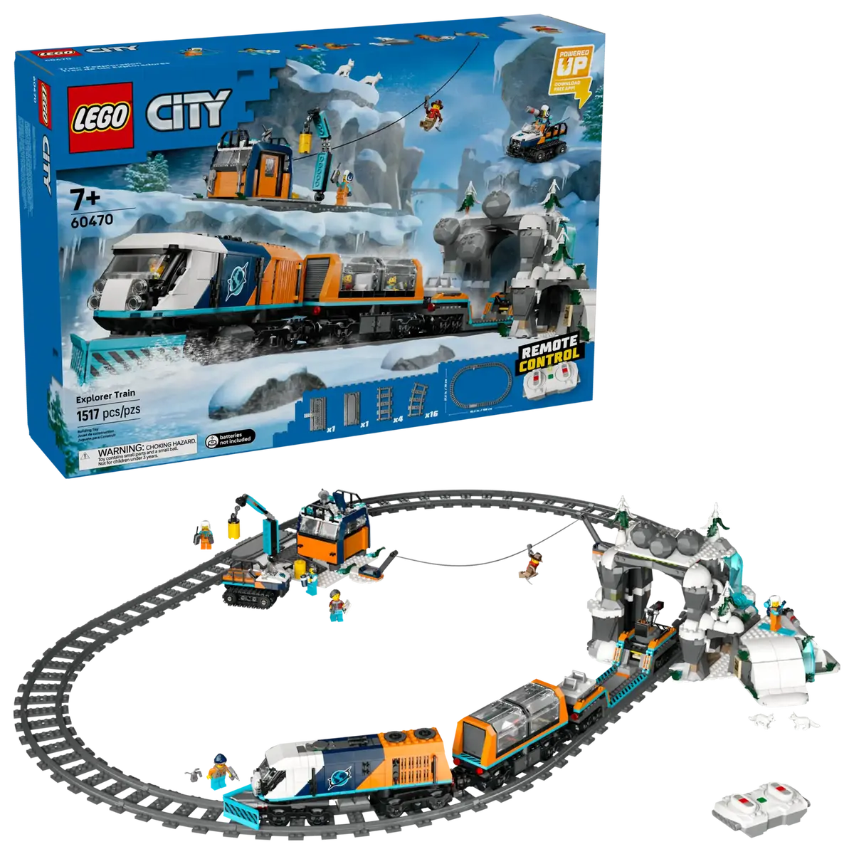 Lego City 60470 Explorers' Arctic Polar Express Train 1