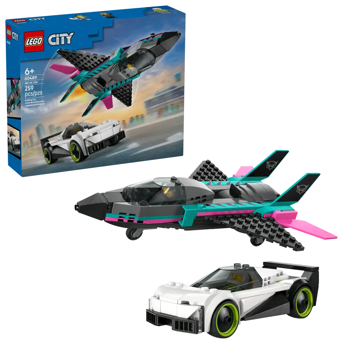 Lego City 60489 Jet Vs. Car 1