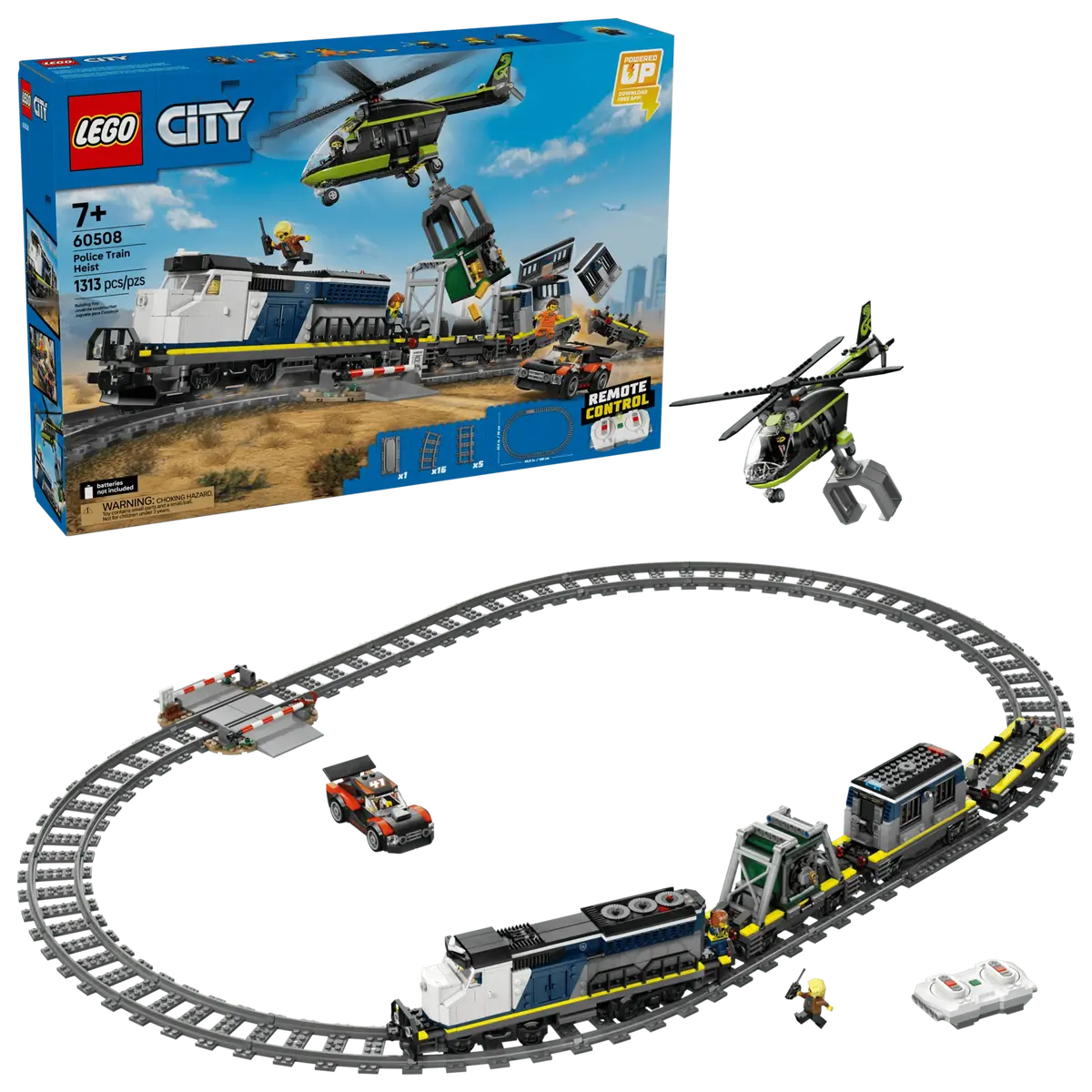 Lego City 60508 Police Train Heist 1