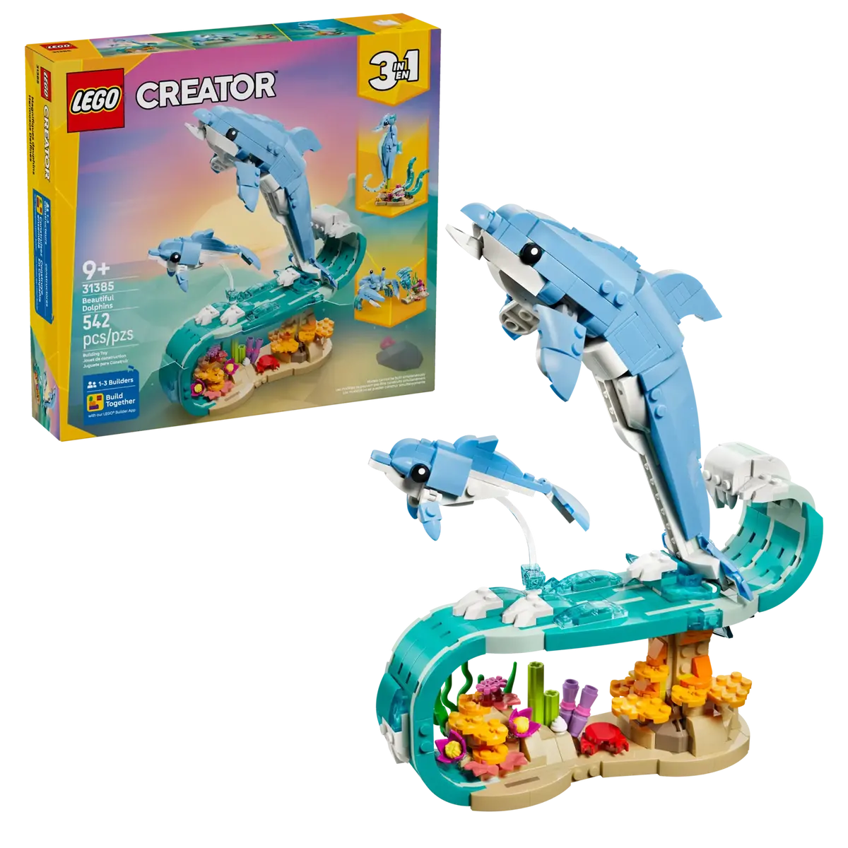 Lego Creator 31385 Sea Animals: Beautiful Dolphins 1
