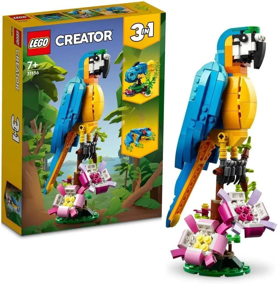 Lego Creator 3In1 Exotic Parrot 31136 1