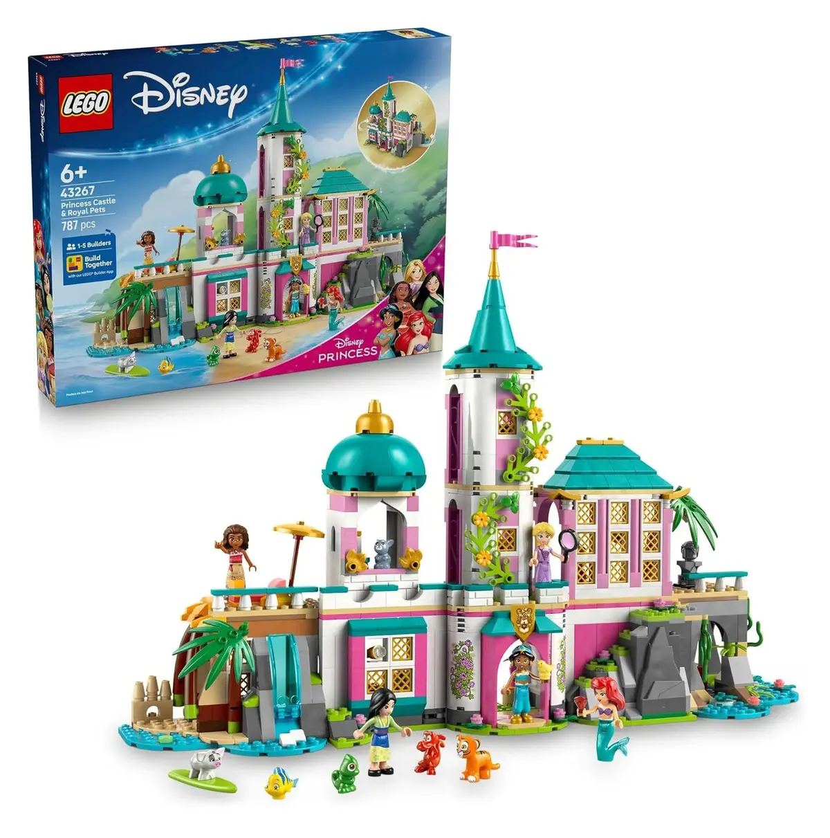 Lego Disney 43267 Princess Castle & Royal Pets 1