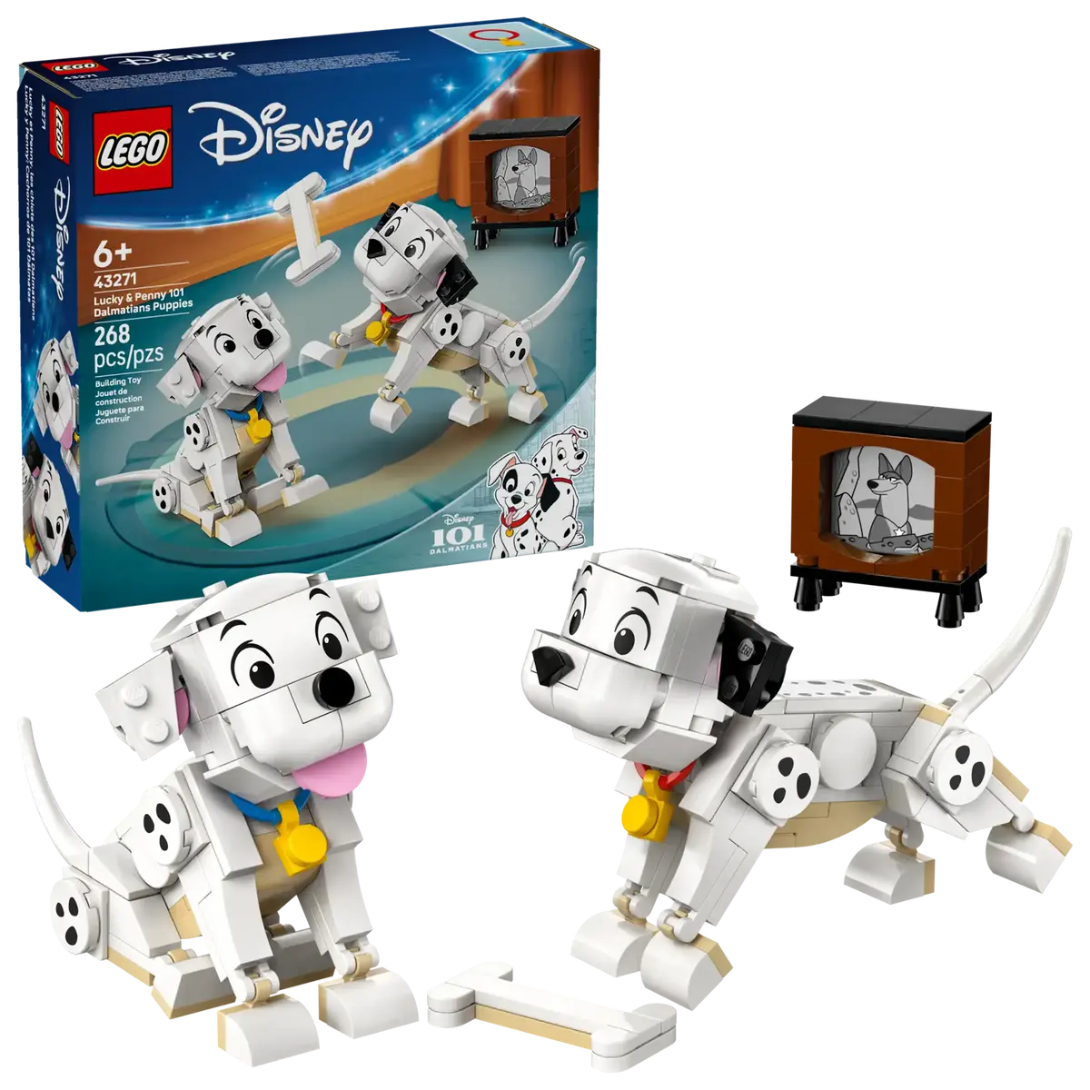 Lego Disney 43271 Lucky & Penny 101 Dalmatians Puppies 1