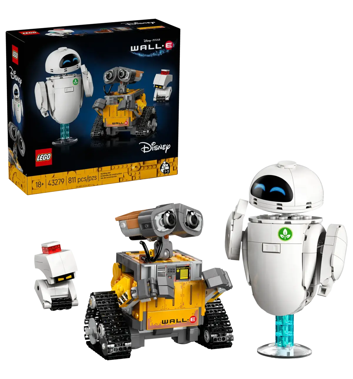 Lego Disney 43279 Wall-E And Eve 1