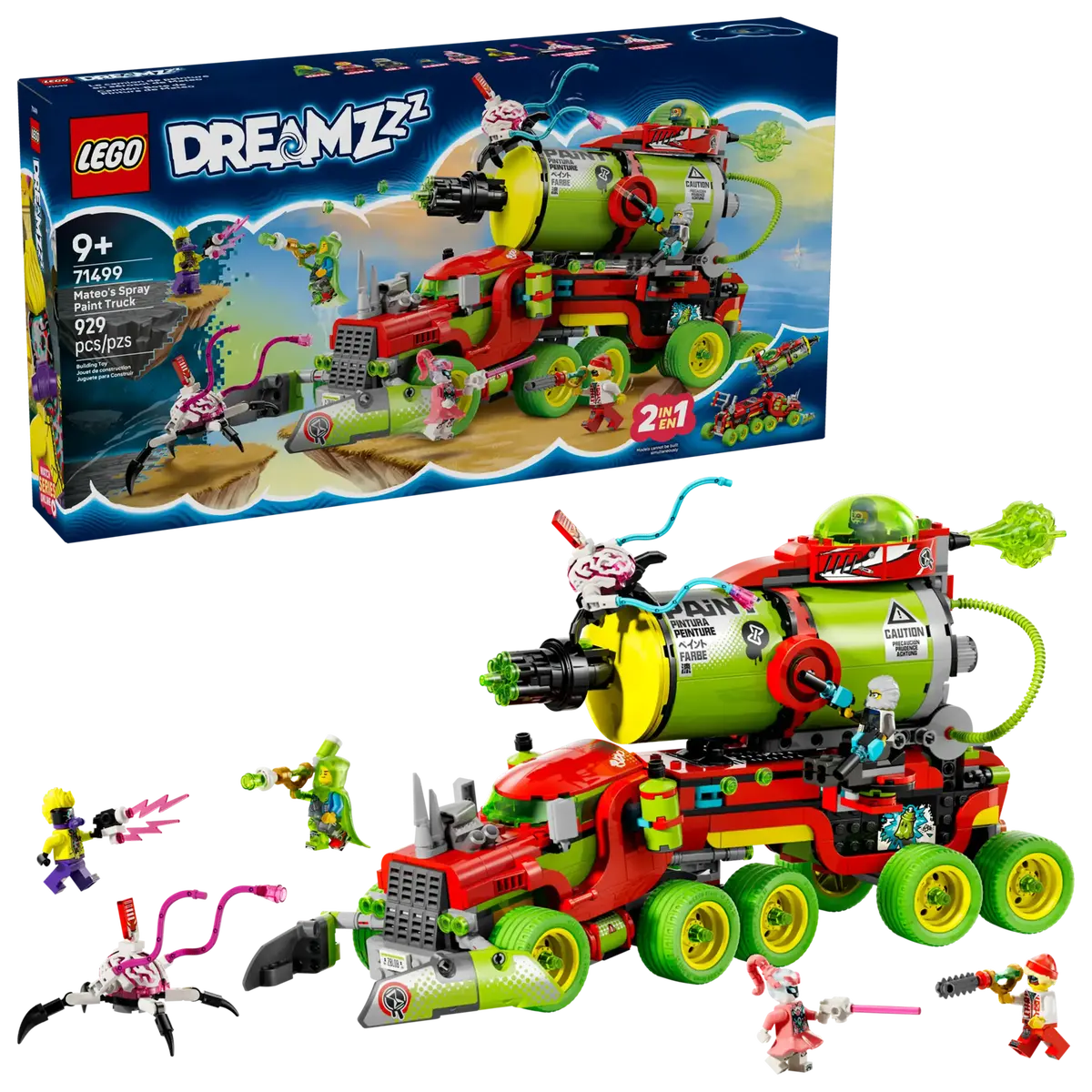 Lego Dreamzzz 71499 Mateo's Spray Paint Truck 1