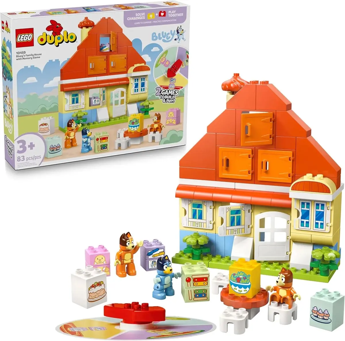 Lego Duplo 10459 Bluey's Family House With Memory Game 1