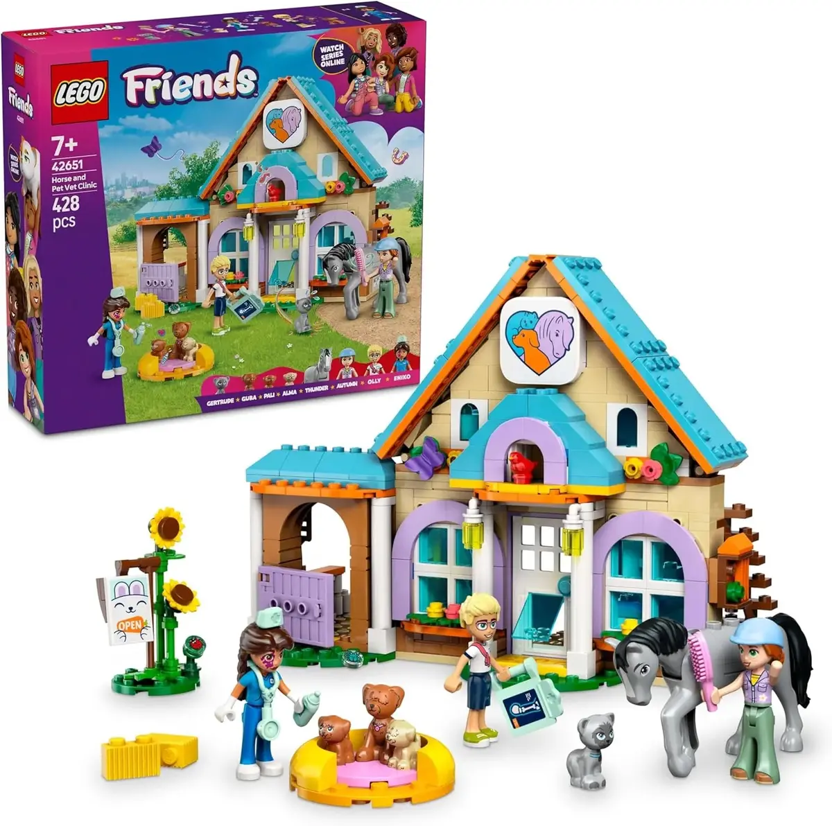 Lego Friends 42651 Horse And Pet Vet Clinic 1