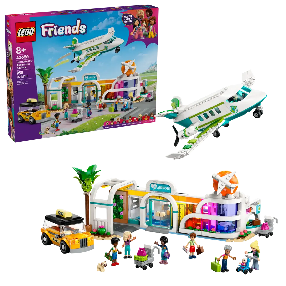 Lego Friends 42656 Heartlake City Airport And Airplane 1