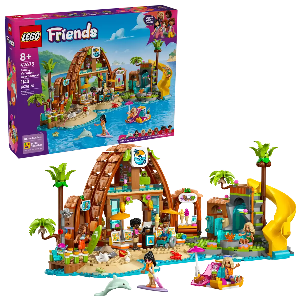 Lego Friends 42673 Family Vacation Beach Resort 1