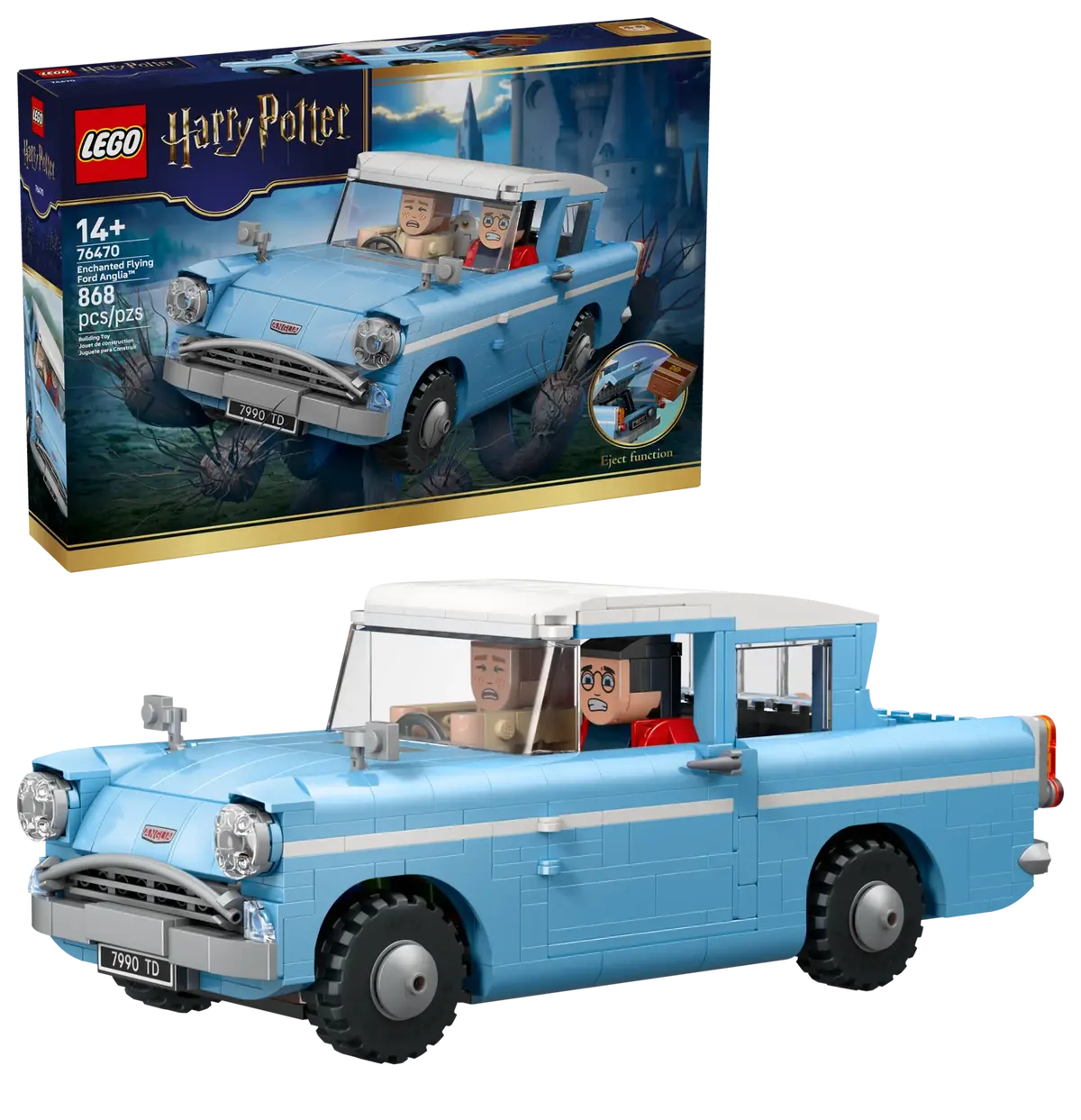 Lego Harry Potter 76470 Enchanted Flying Ford Anglia 1