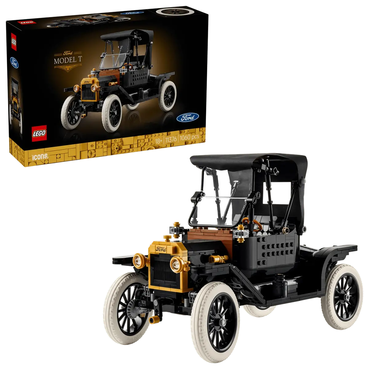 Lego Icons 11376 Ford Model T Retro Car Model Kit For Adults 1