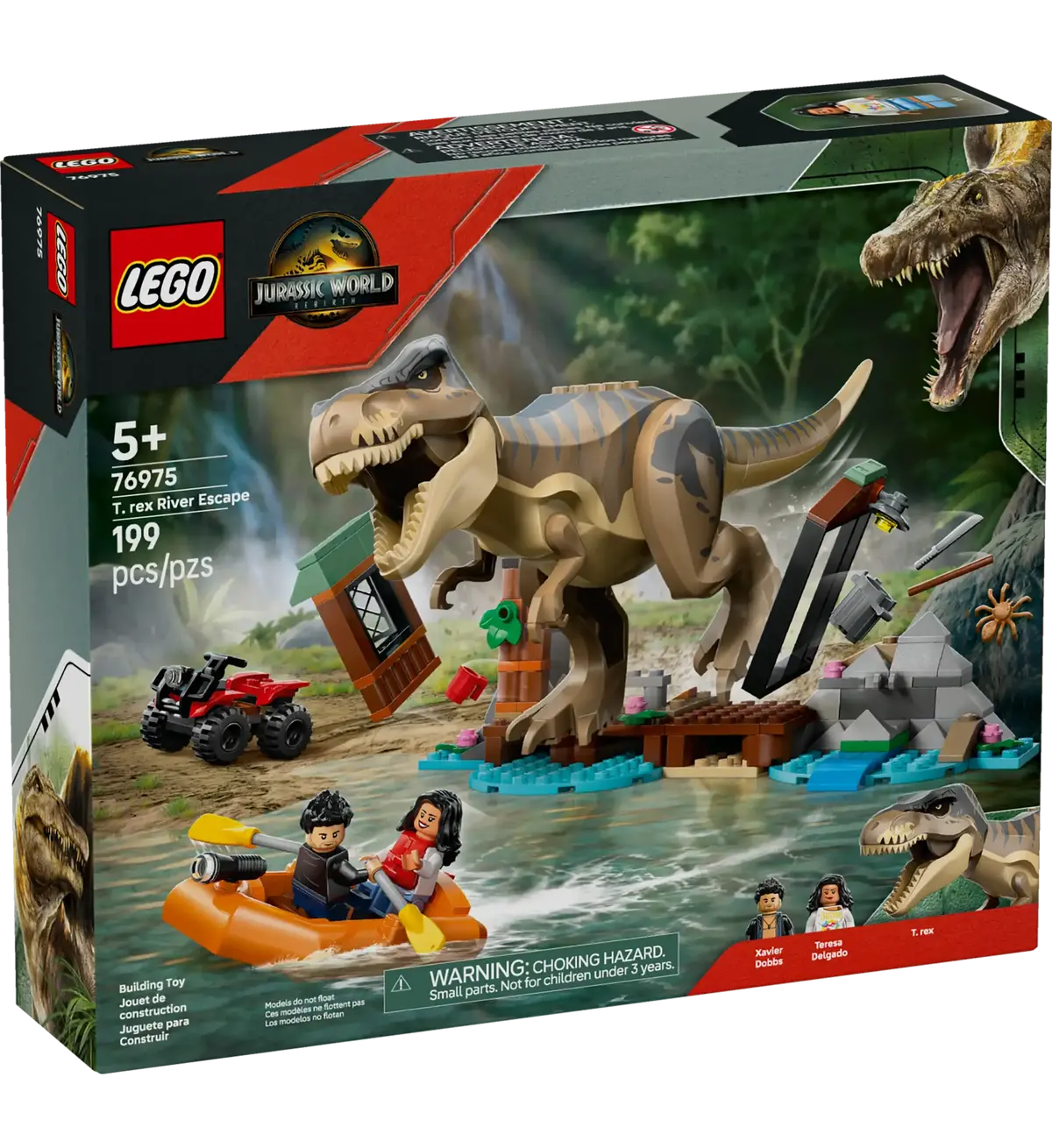 Lego Jurassic World 76975 T. Rex River Escape 1