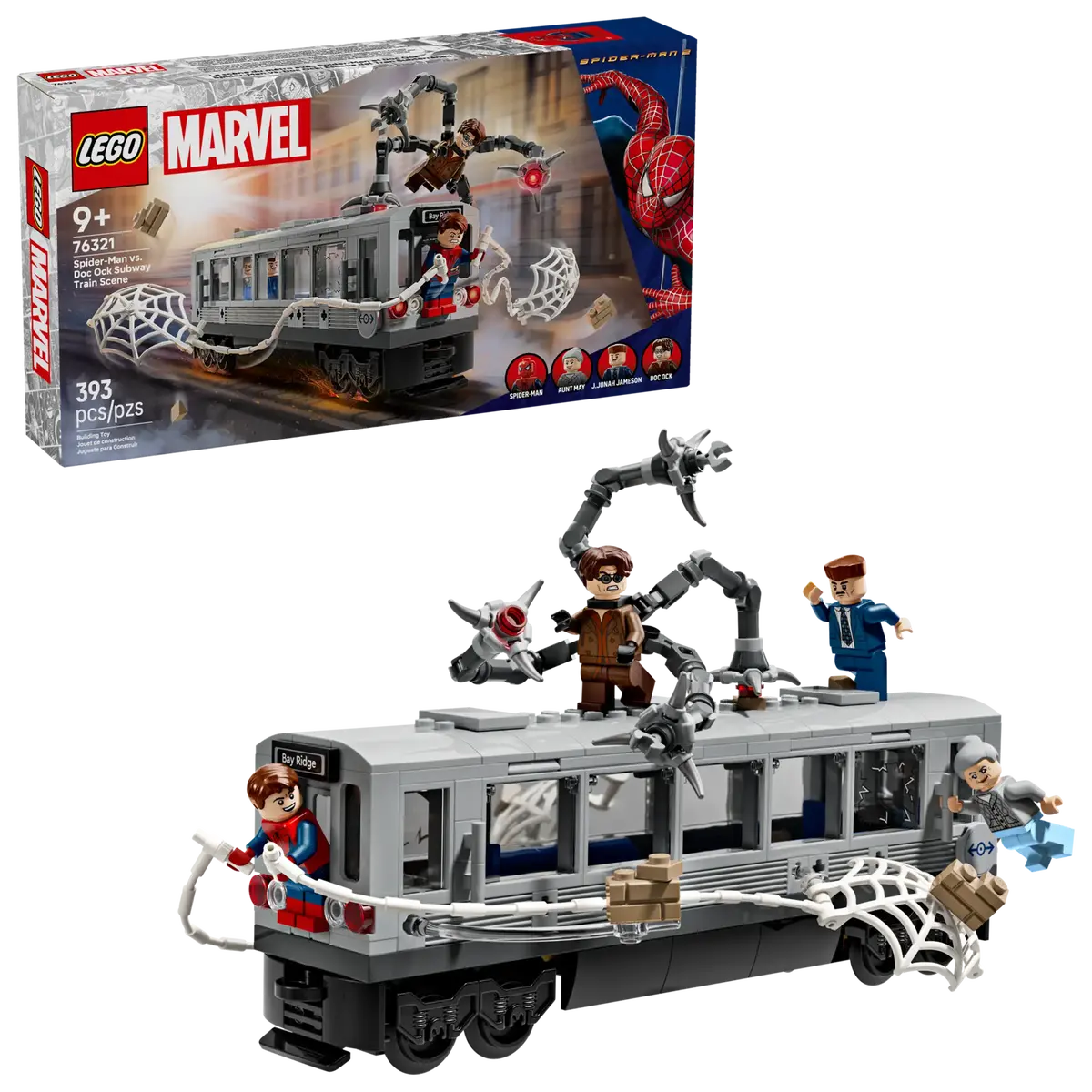 Lego Marvel 76321 Spider-Man V. Doc Ock Subway Train Scene 1