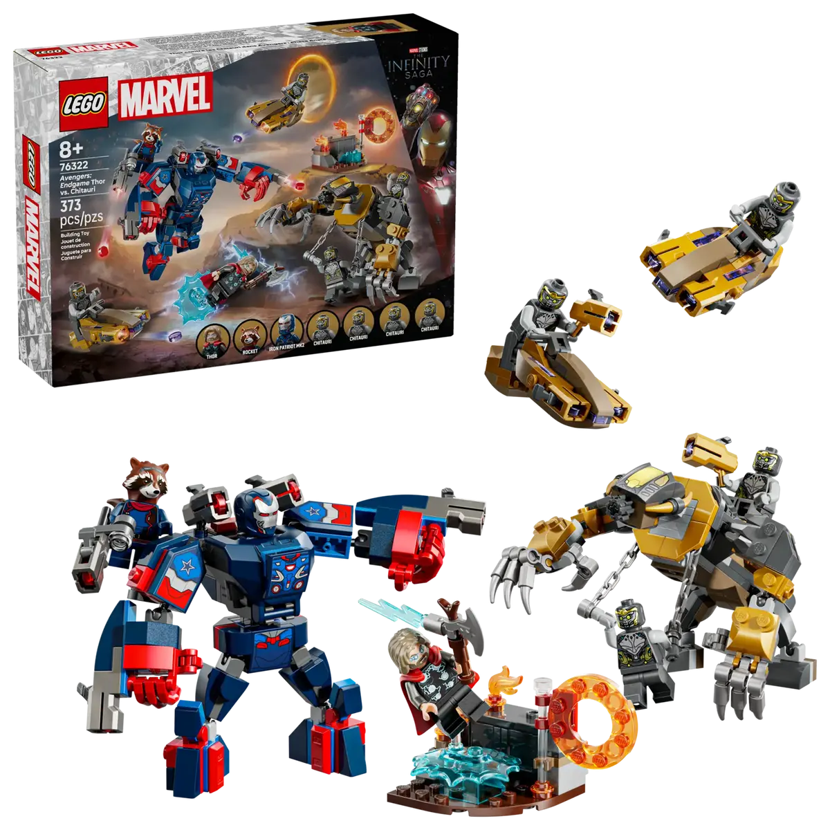 Lego Marvel 76322 Avengers: Endgame Thor Vs. Chitauri 1