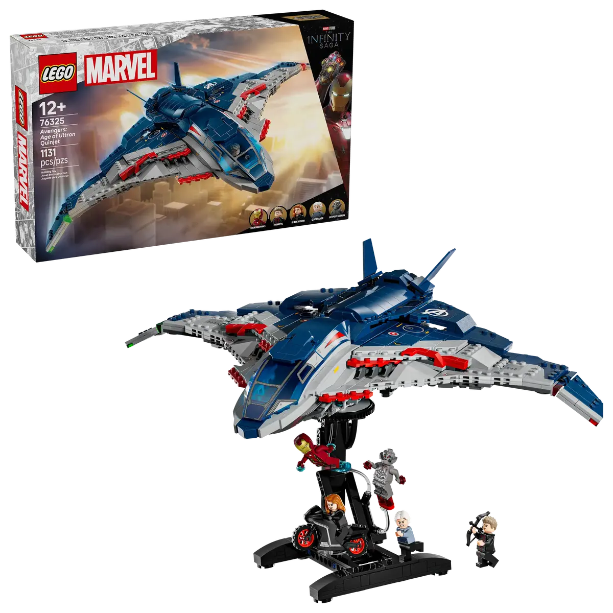 Lego Marvel 76325 Avengers: Age Of Ultron Quinjet 1