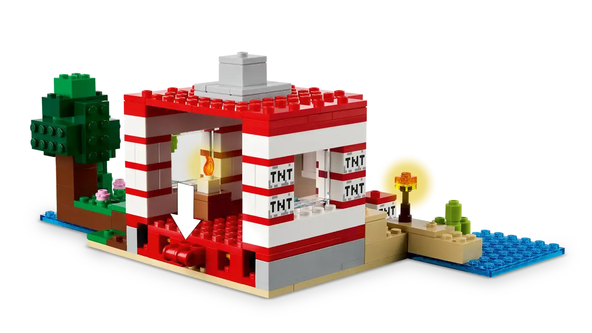 Lego Minecraft 21275 The Tnt Jungle House 2