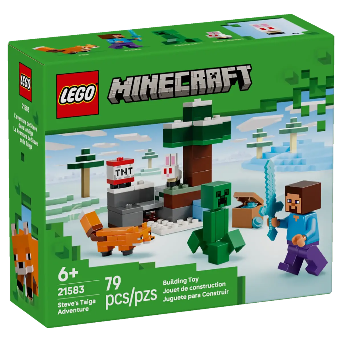 Lego Minecraft 21583 Steve's Taiga Adventure 1