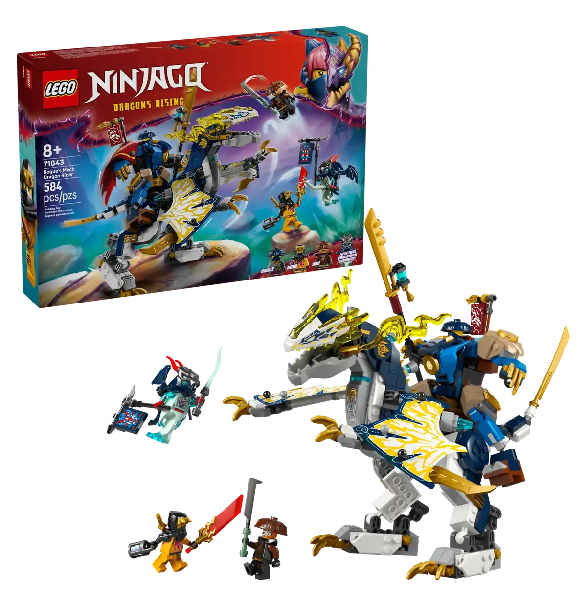 Lego Ninjago 71843 Rogue's Mech Dragon Rider 1