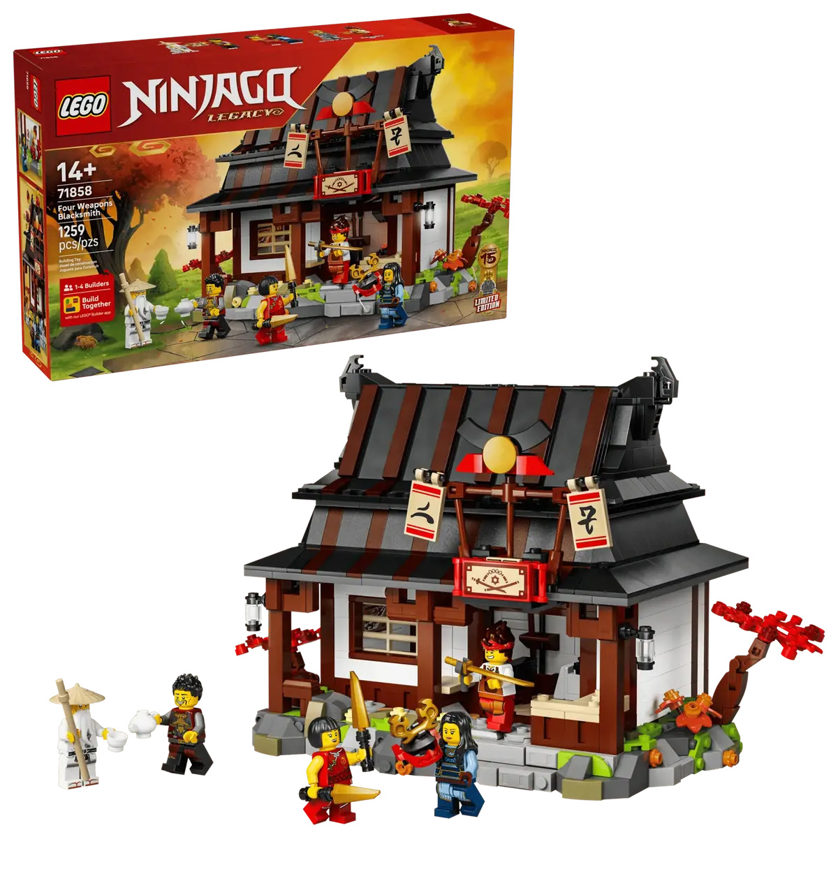 Lego Ninjago 71858 Four Weapons Blacksmith 15Th Anniversary 1