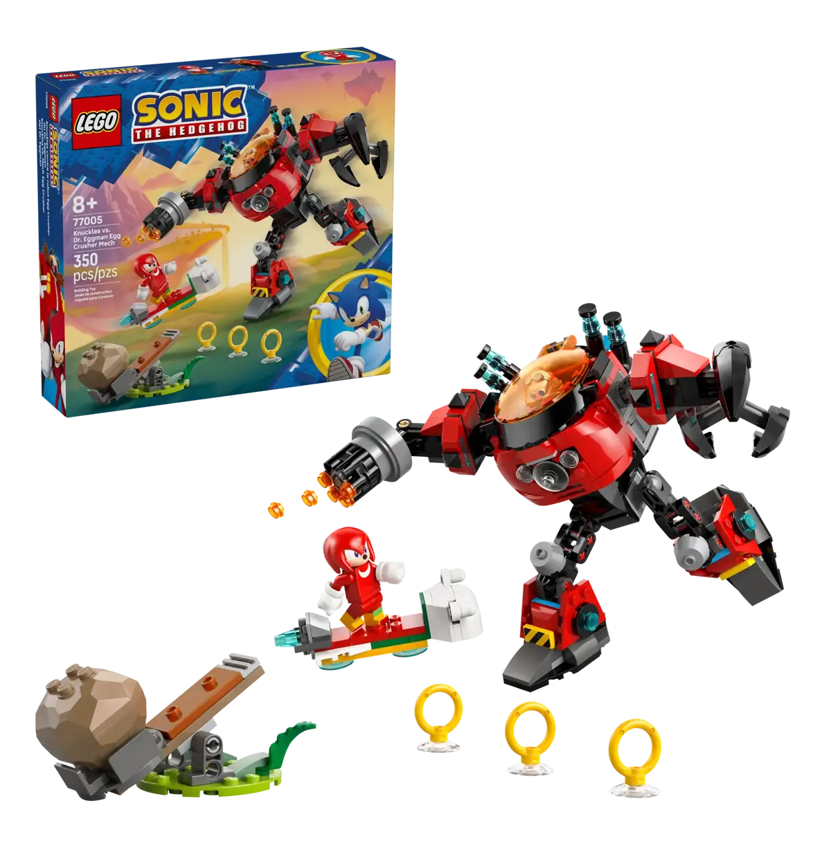 Lego Sonic 77005 Knuckles Vs. Dr. Eggman Egg Crusher Mech 1