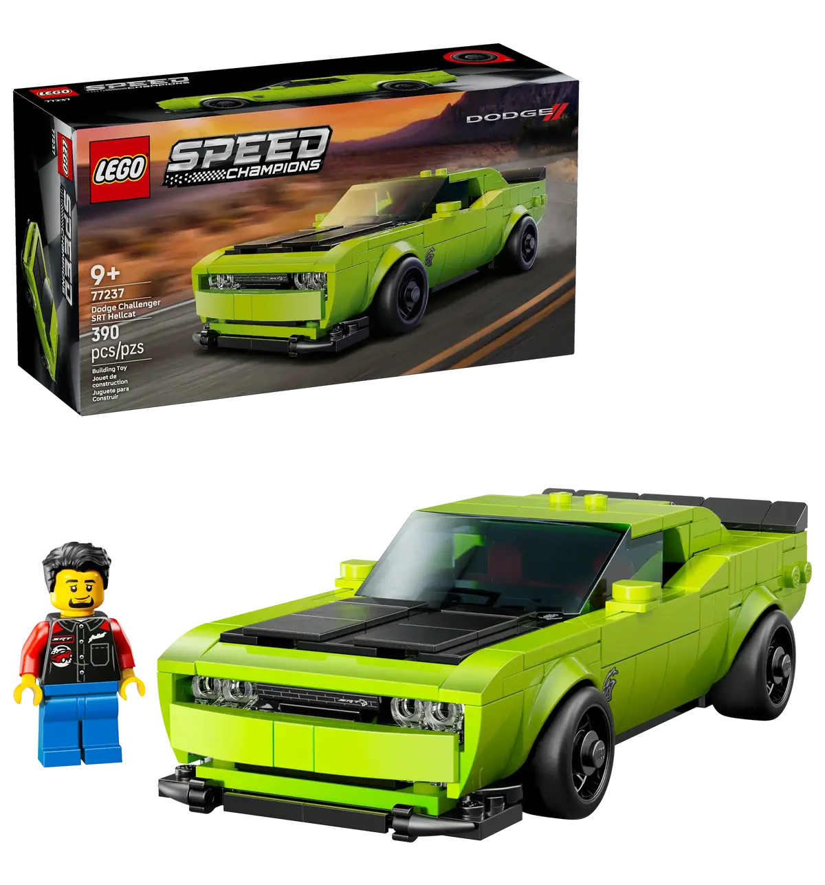 Lego 77237 Dodge Challenger Srt Hellcat Sports Car 1