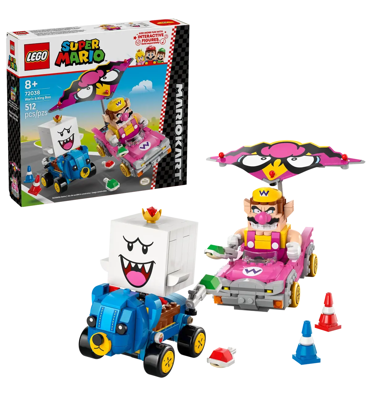 Lego Super Mario 72038 Mario Kart - Wario & King Boo 1