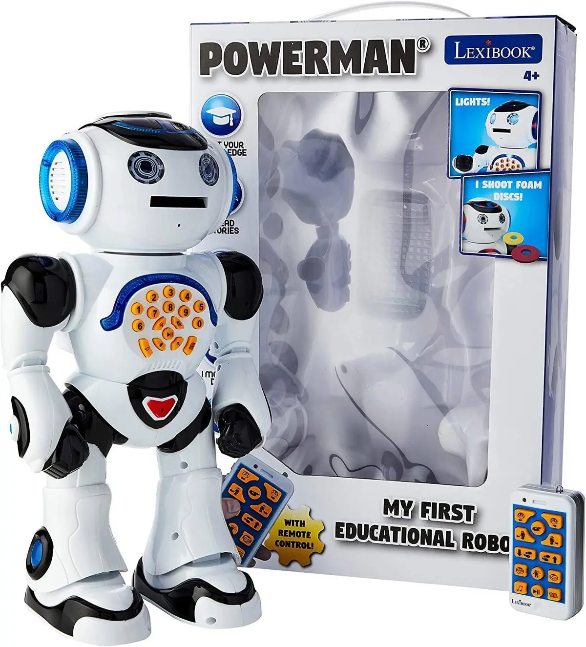 Lexibook Powerman Remote Control Walking Talking Toy Robot 1