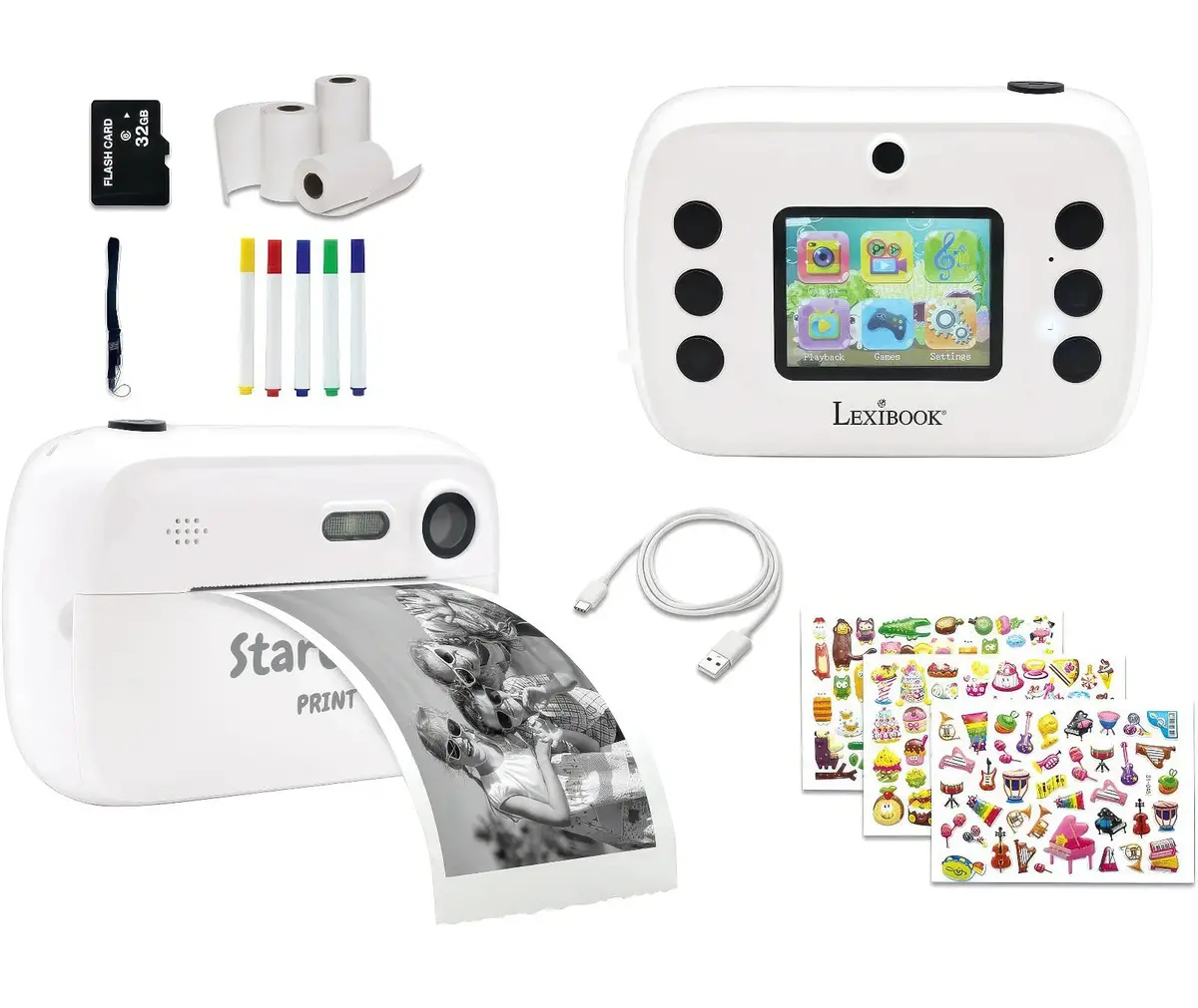 Lexibook Kids Instant Camera Starcam With Printer 1