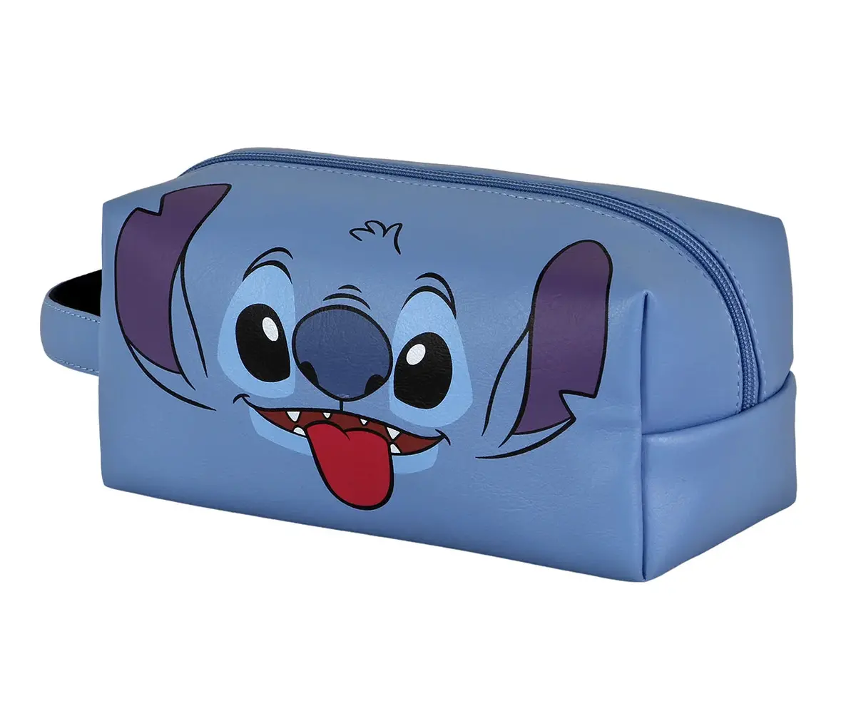Lilo And Stitch Blue Plus Brick Toiletry Bag - Face 1