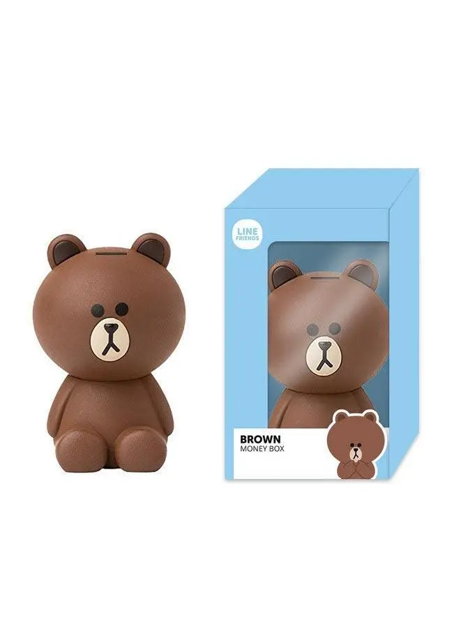 Line Friends 3D Ceramic Money Box - Brown 1