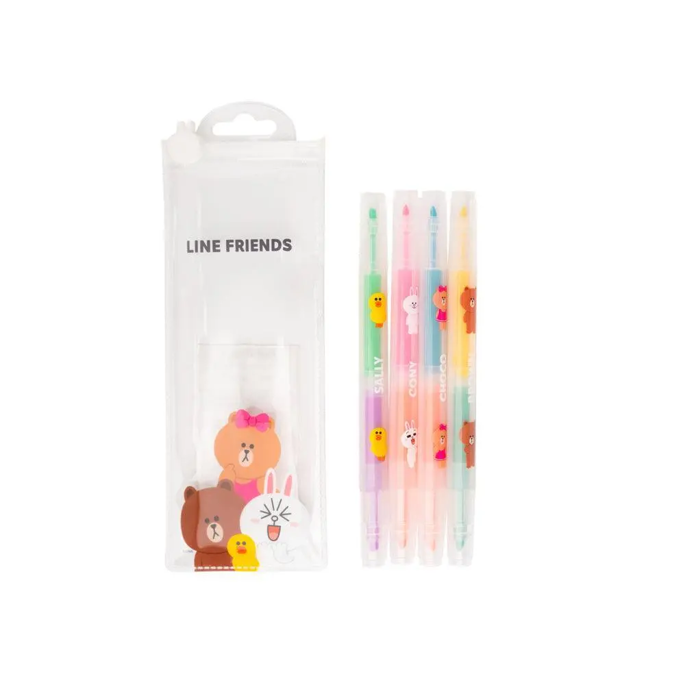 Line Friends Double-Sided Highlighters Set 1