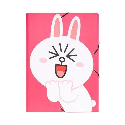 Line Friends Elastic A4 Flap Folder 1